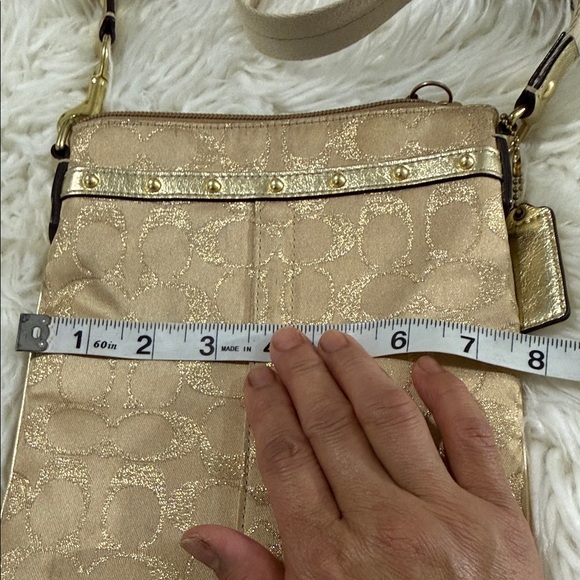 Coach Gold Crossbody Bag - Picture 7 of 10